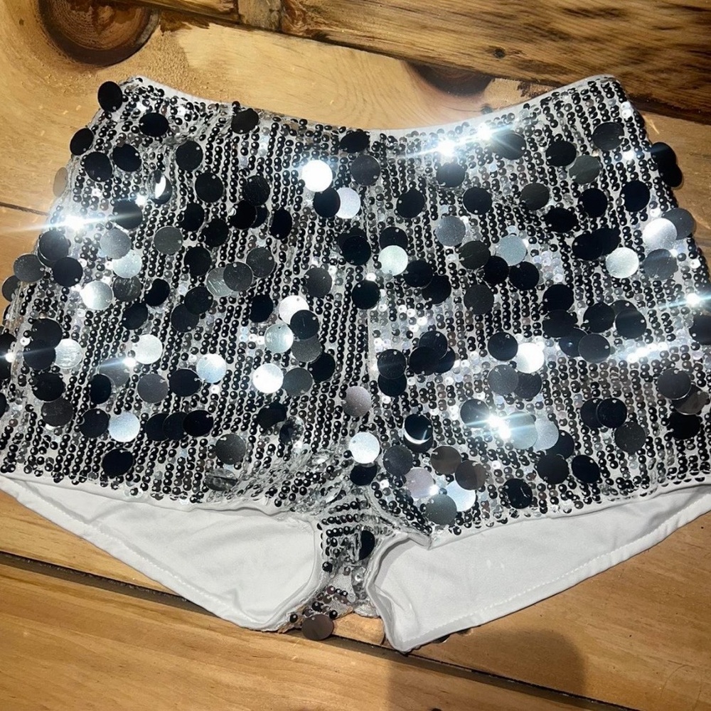 Sequin Embellished Women's Shorts